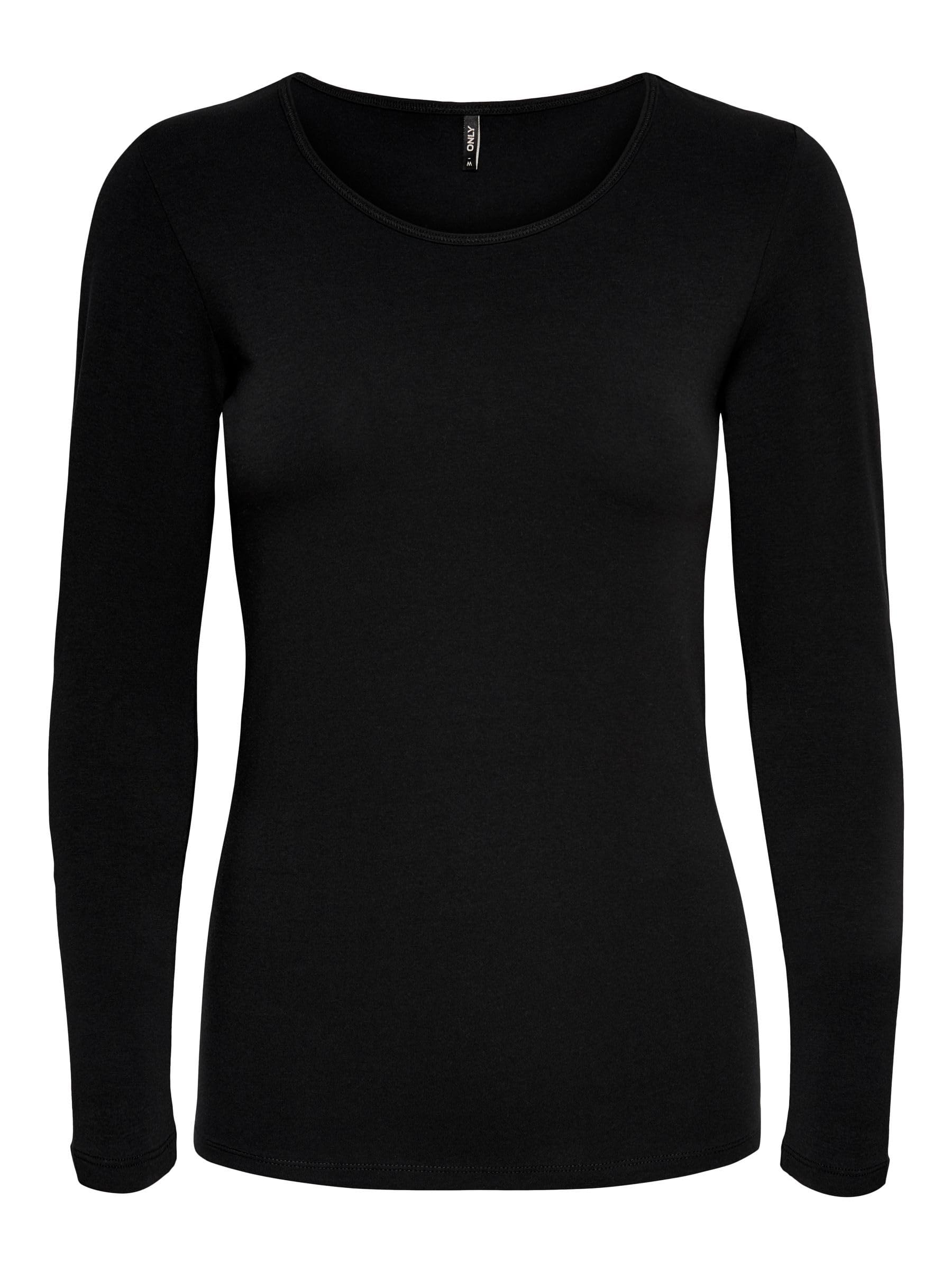 ONLY Onllive Love Life L/S Oneck Top Noos Jrs T-Shirt Women