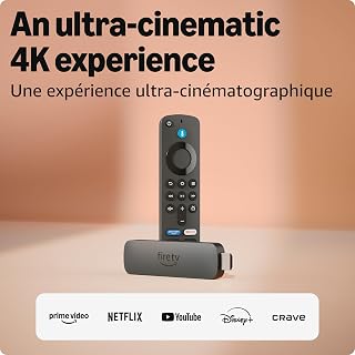Amazon Fire TV Stick 4K Plus, streaming device, hundreds of thousands of movies and TV episodes, supports Wi-Fi 6, watch free & live TV, find shows faster with Alexa+