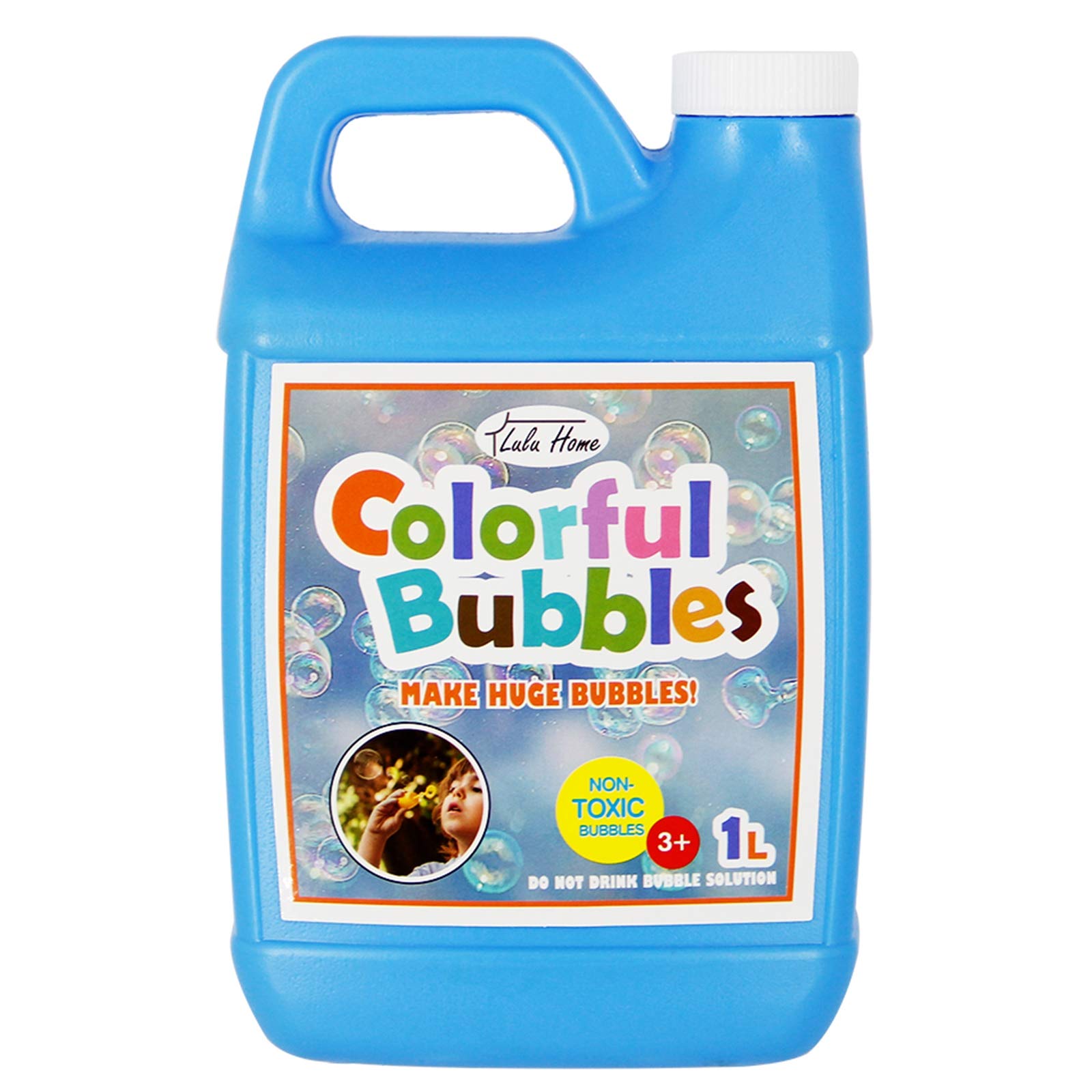 Lulu Home 33.8 OZ/1 L Concentrated Bubble Solution, Refill for Bubble Machines, 