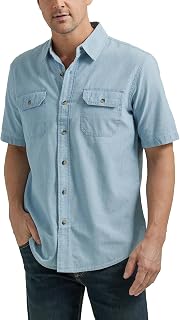 Wrangler Authentics Men's Short Sleeve Classic Woven Shirt (Pack of 1)