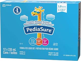 PediaSure, Formulated Liquid Diet, Vanilla, 12 count, 2820 mL