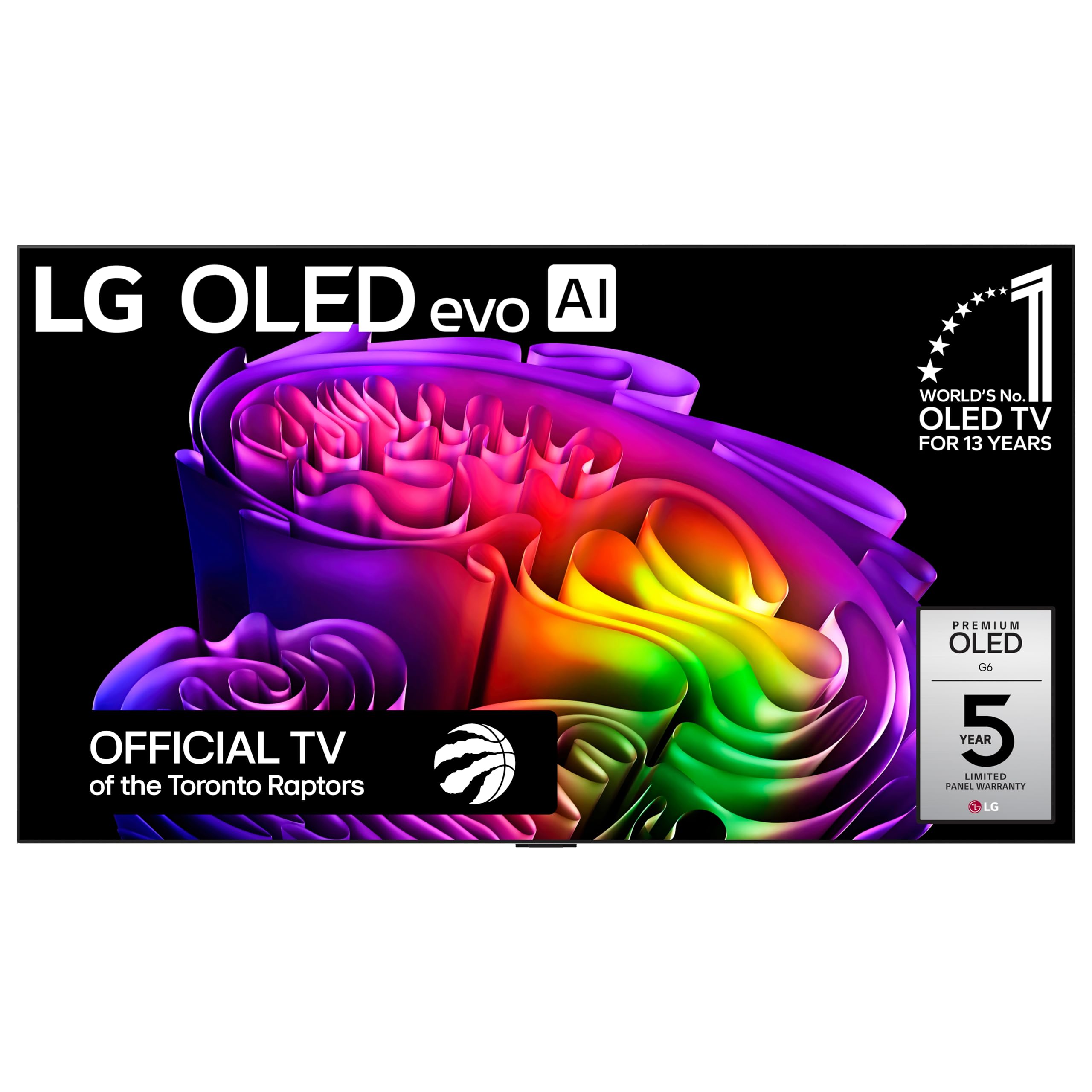 LG 77-Inch G6 OLED evo AI 4K Smart TV (2026)