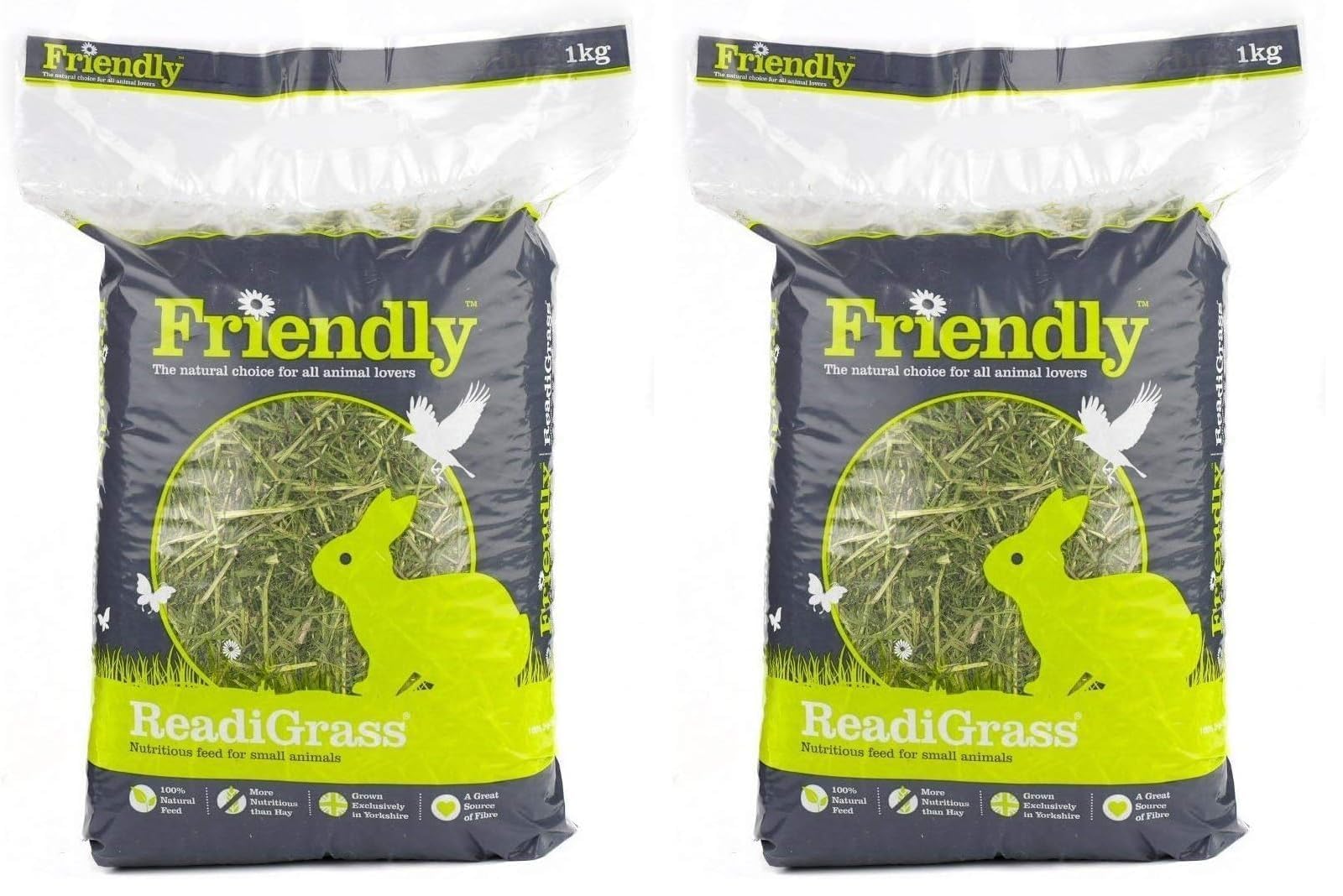 Friendly ReadiGrass Rabbit Food Dried Grass High Fibre Small Animal Food for Rab