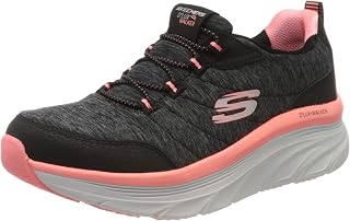 Skechers D'lux Walker, Women's Trainers, Black 012, 5.5 UK, Black 012, 38.5 EU