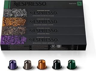 Nespresso Original, Variety Pack, Mixed Roast, 50-Count Espresso Pods | Mixed-Roast Coffee Capsules, Balanced, creamy and intense espresso flavors