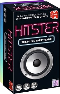 Jumbo Hitster - The Music Fun Party Quiz Card Game, 2-10 Players - 300 Plus Iconic Music Hits - Great for Adult and Family Game Night
