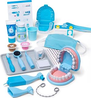 Melissa & Doug Super Smile Dentist Kit | Role Play Toys for Kids, Doctor Set for Children | Age 3+