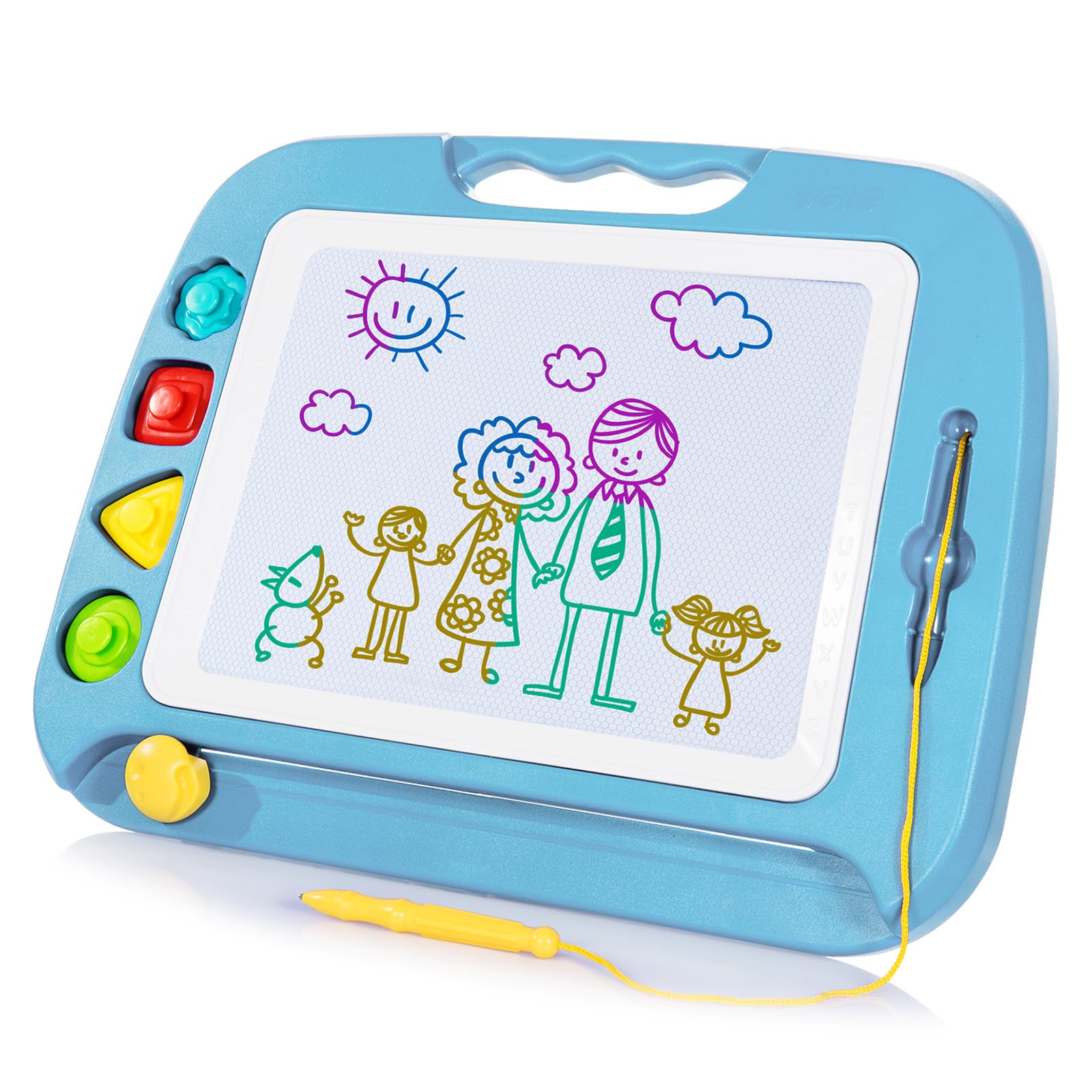 SGILE Magnetic Drawing Board for Kids, Toddler Doodle Toys, Large 16 × 13"