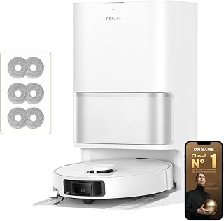 dreame L10s Ultra Gen 3 Kit-A Robot Vacuum Cleaner, 25000Pa, Retractable Side Lift Brush, AceClean Dryboard System, Self Cleaning Mop, Hot Air Dry, Voice & App Control