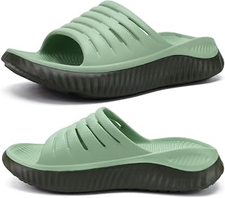 KuaiLu Recovery Sandals Women's Comfortable Lightweight Sports Slippers