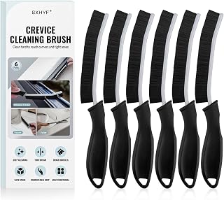SXhyf Cleaning Brush, Hard Bristle Crevice Cleaning Brush for Narrow Corner