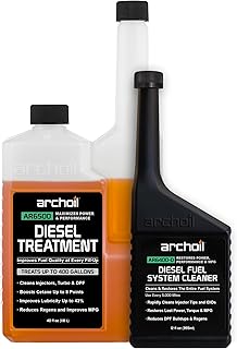 Archoil Diesel Fuel System Kit - AR6400-D (12 oz) + AR6500 (40 oz) - Complete Restoration For All Diesel Engines, Injector Cleaner, Lubricity Improver, DPF &amp; Turbo Deposit Control, Cetane Booster