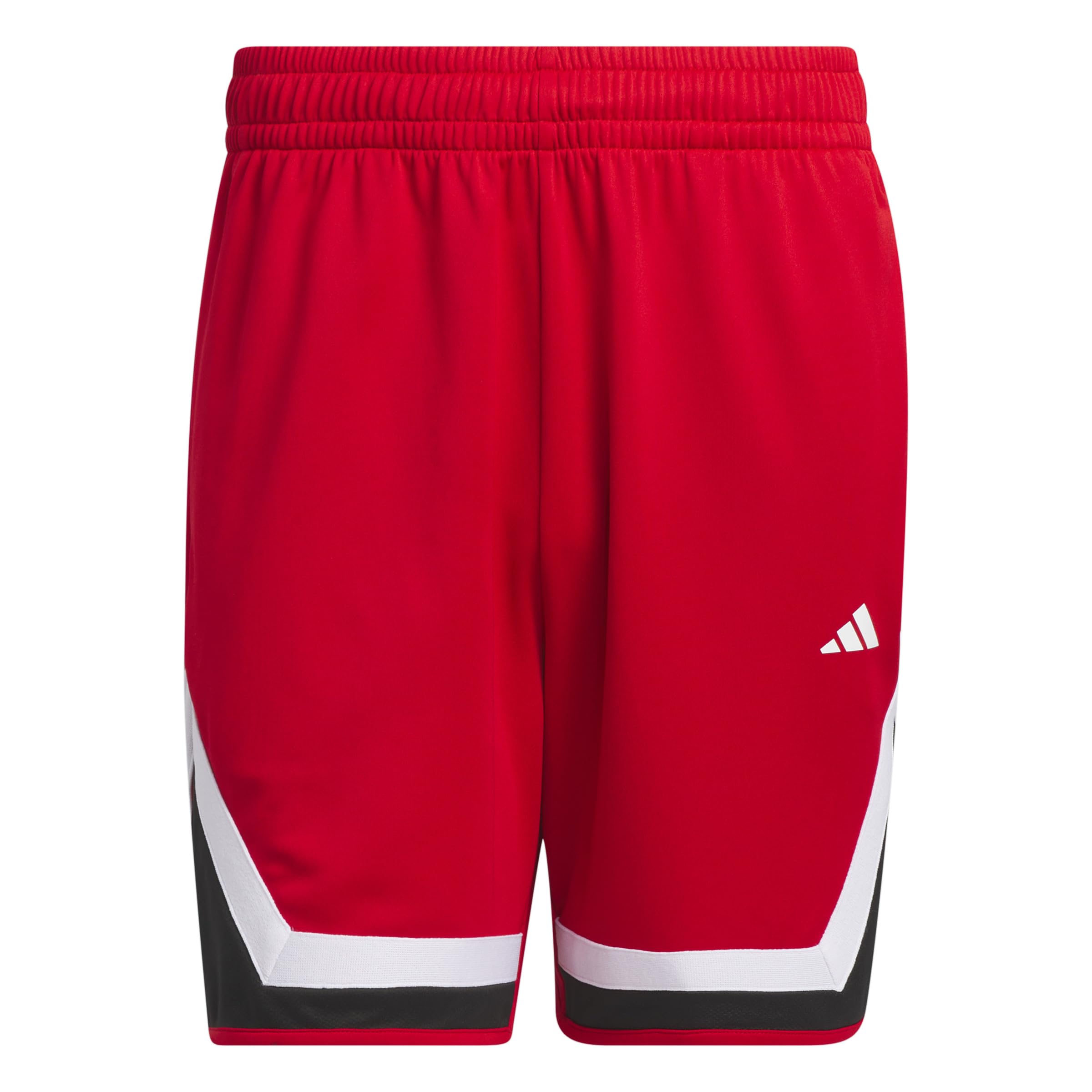 adidas Mens Pro Block Shorts Basketball Casual Bottoms Casual Moisture Wicking -