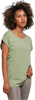 Build Your Brand By021-ladies Extended Shoulder tee Women's T-Shirt (Pack of 1)