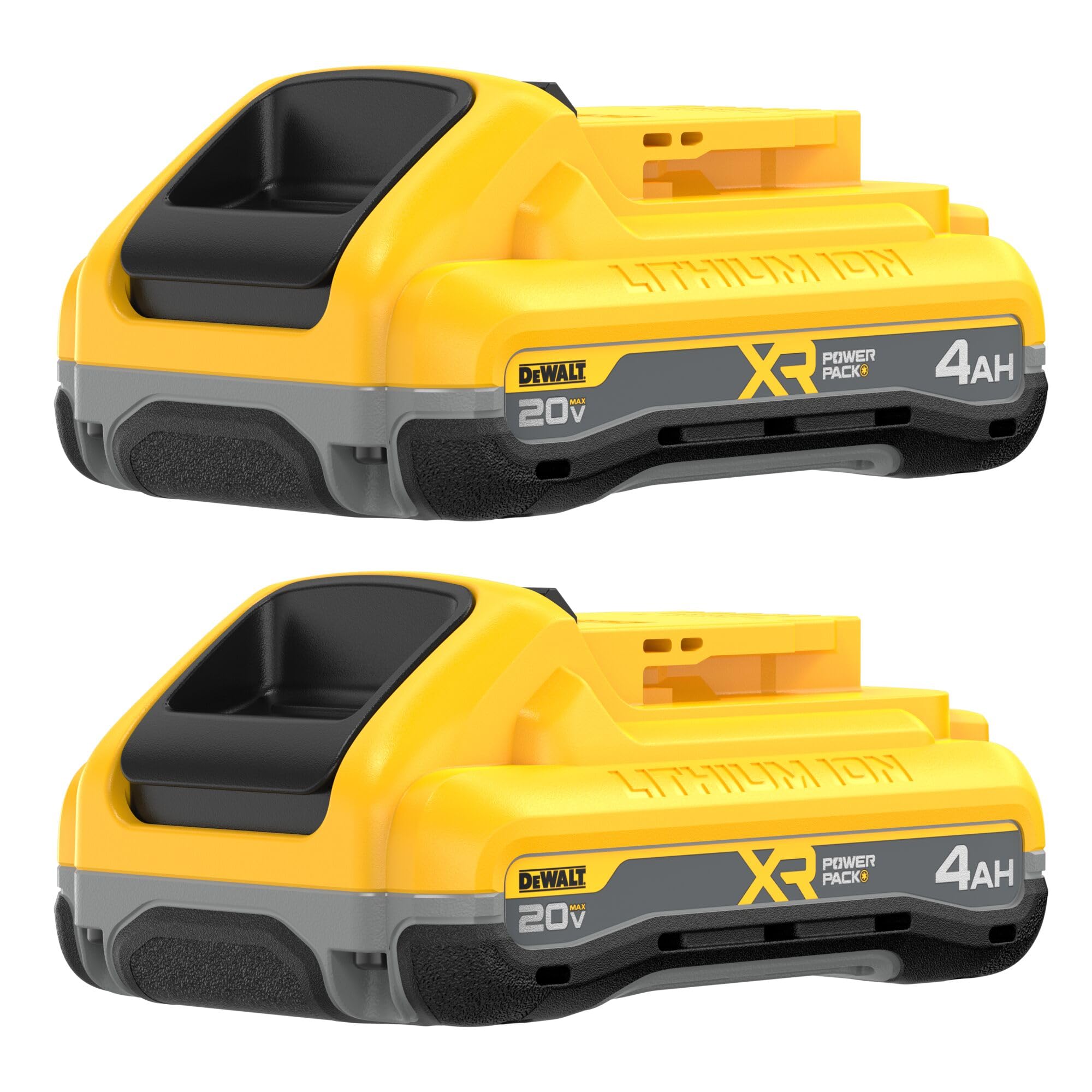 DEWALT 20V MAX Battery XR POWERPACK™ 4Ah Lithium Ion, 50% More Power, Dewalt Bat