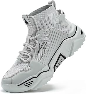 SANNAX Men's Fashion Shoes High Casual Sports Shoes Sneakers