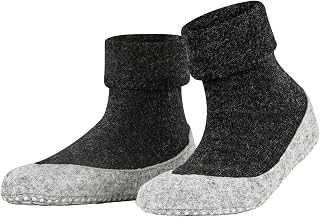 FALKE Women's Cosyshoe Slipper Socks Anti-Slip Nubs Printed On Felt Sole Improved Grip Thick Comfortable Warm Full Inner Plush Breathable Climate-Regulating Odour-Neutralising Wool 1 Pair
