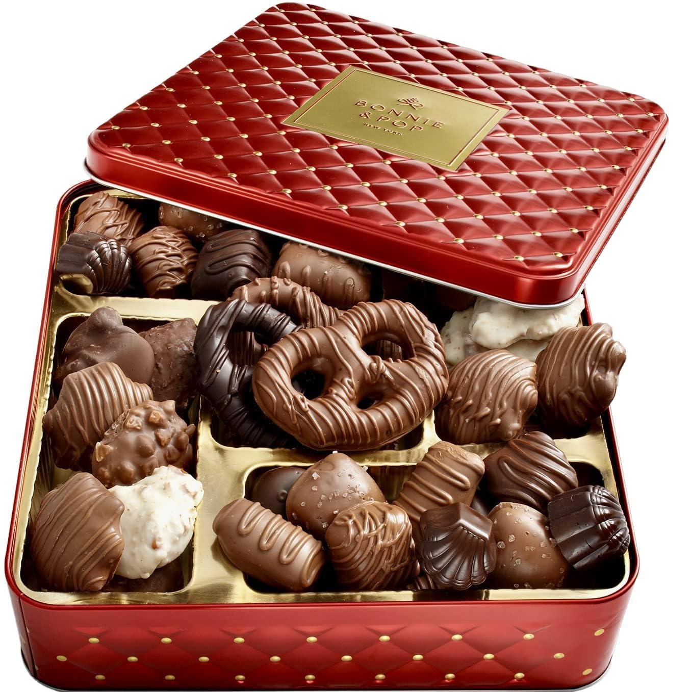 Chocolate Gift Basket – Gourmet Holiday Snack Gift Box Idea in Keepsake Tin – Me