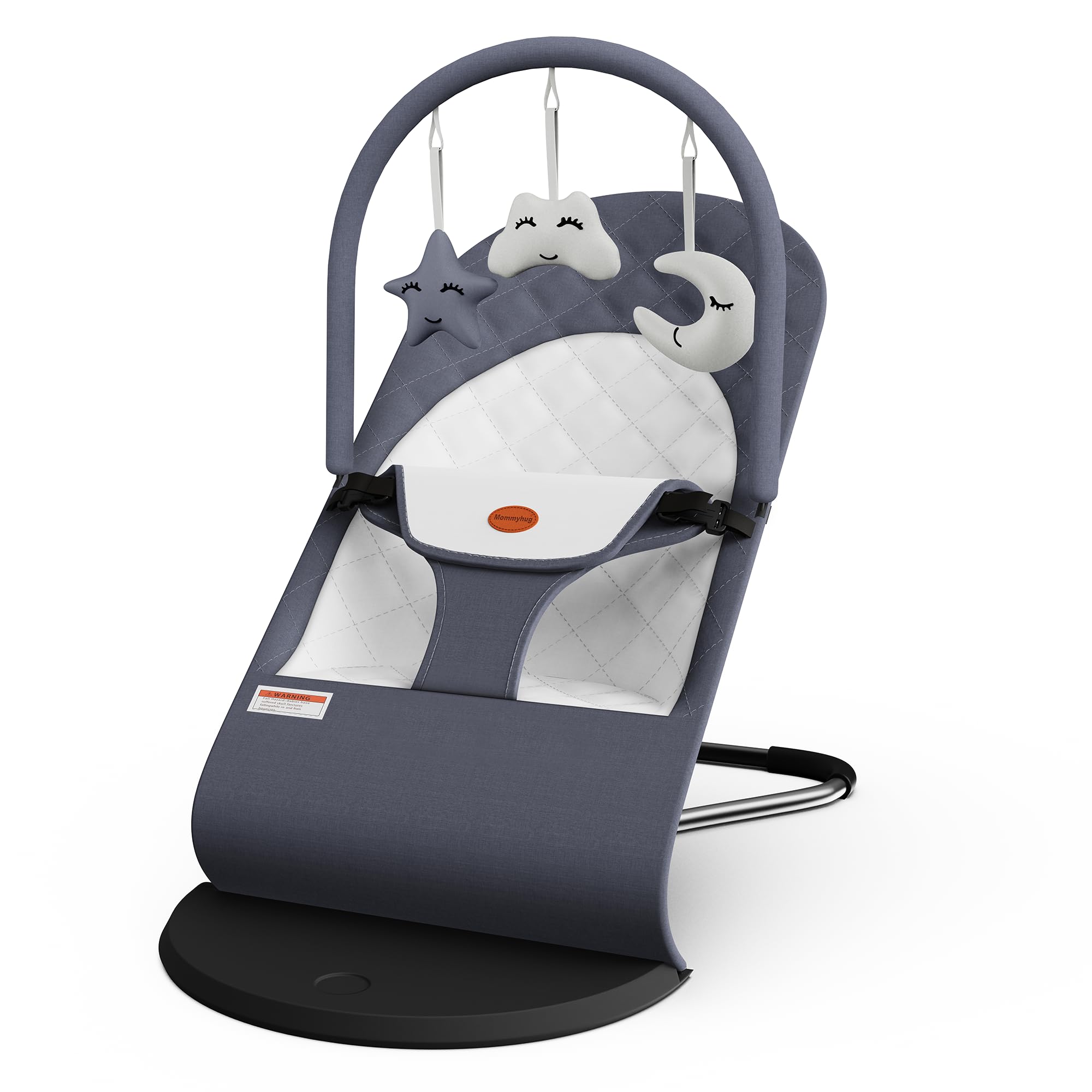 Portable Baby Bouncer Seat for Infants, 0-18 Months, 3 Modes of Use with Rocker 
