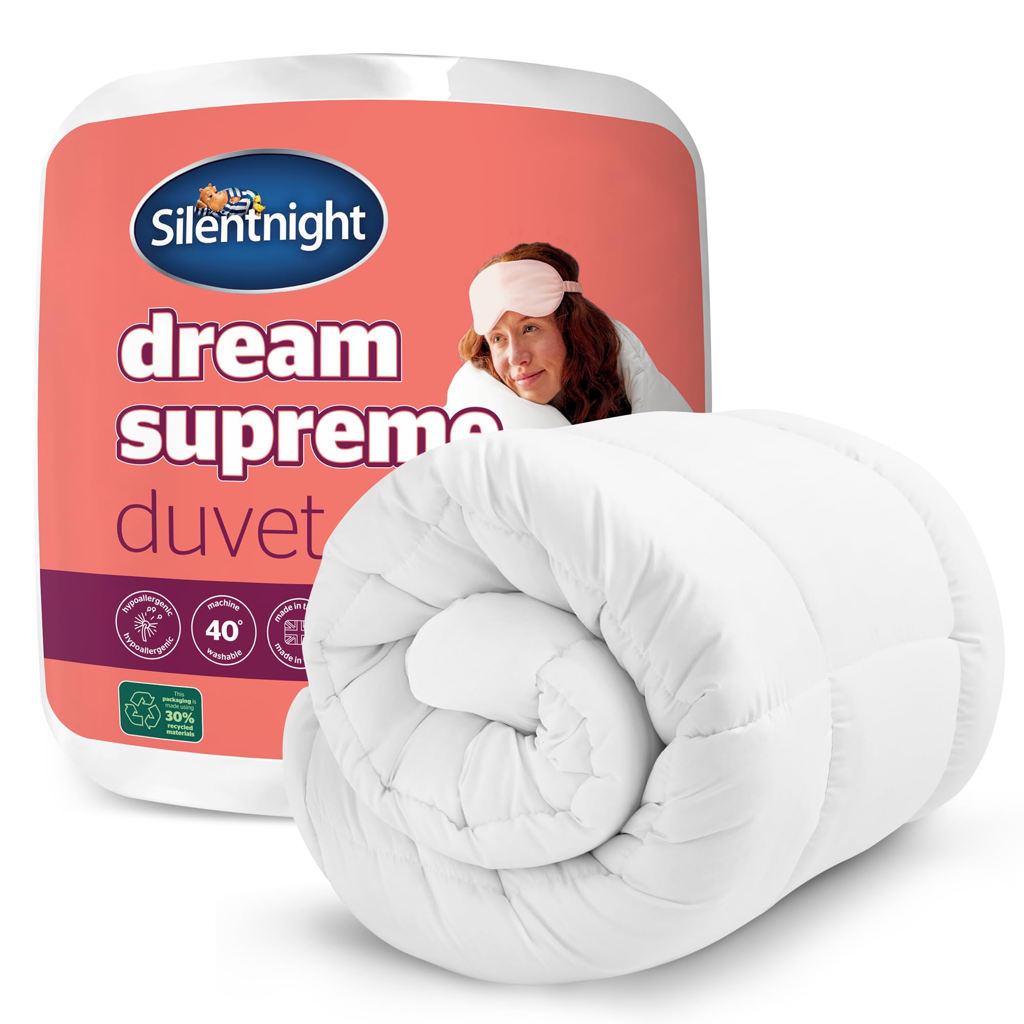 Silentnight Dream Supreme 10.5 Tog Double Duvet - Cloud-Like Comfort for All Yea