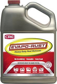 Evapo-Rust CRC Heavy Duty Rust Remover for Metal and Tools - 1 Gallon | Reusable Water-Based Rust Remover, Auto Parts &amp; Hardware Cleaning, Antique Restoration, Corrosion Removal