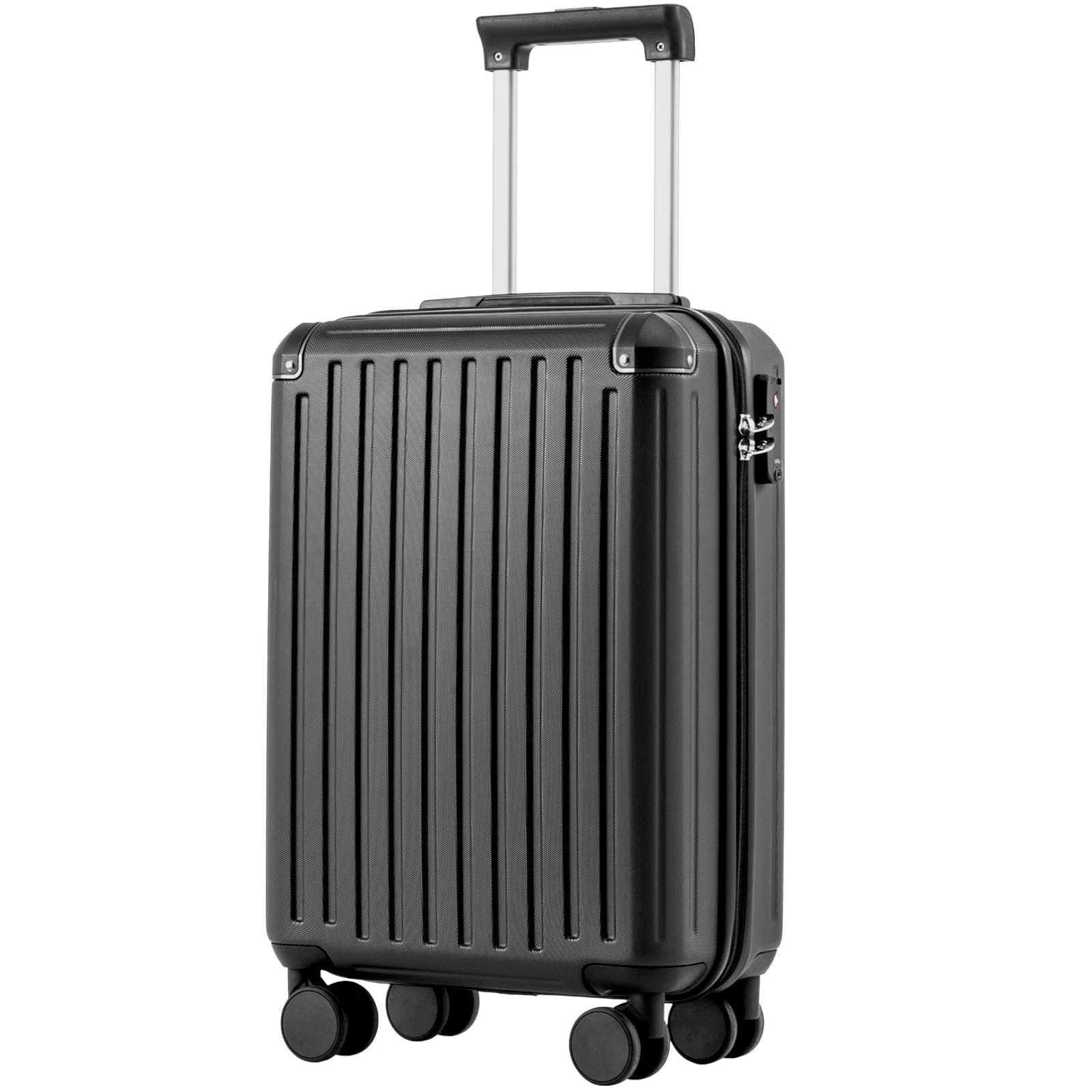 COOLIFE Cabin Suitcase 55x35x20 Ryanair EasyJet PC+ABS Hard Shell, TSA Lock