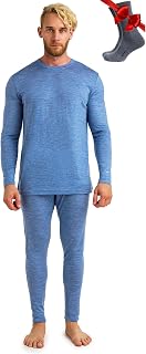 Merino.tech 100% Under Clothing Men's Merinos – Top and Bottoms + Socks