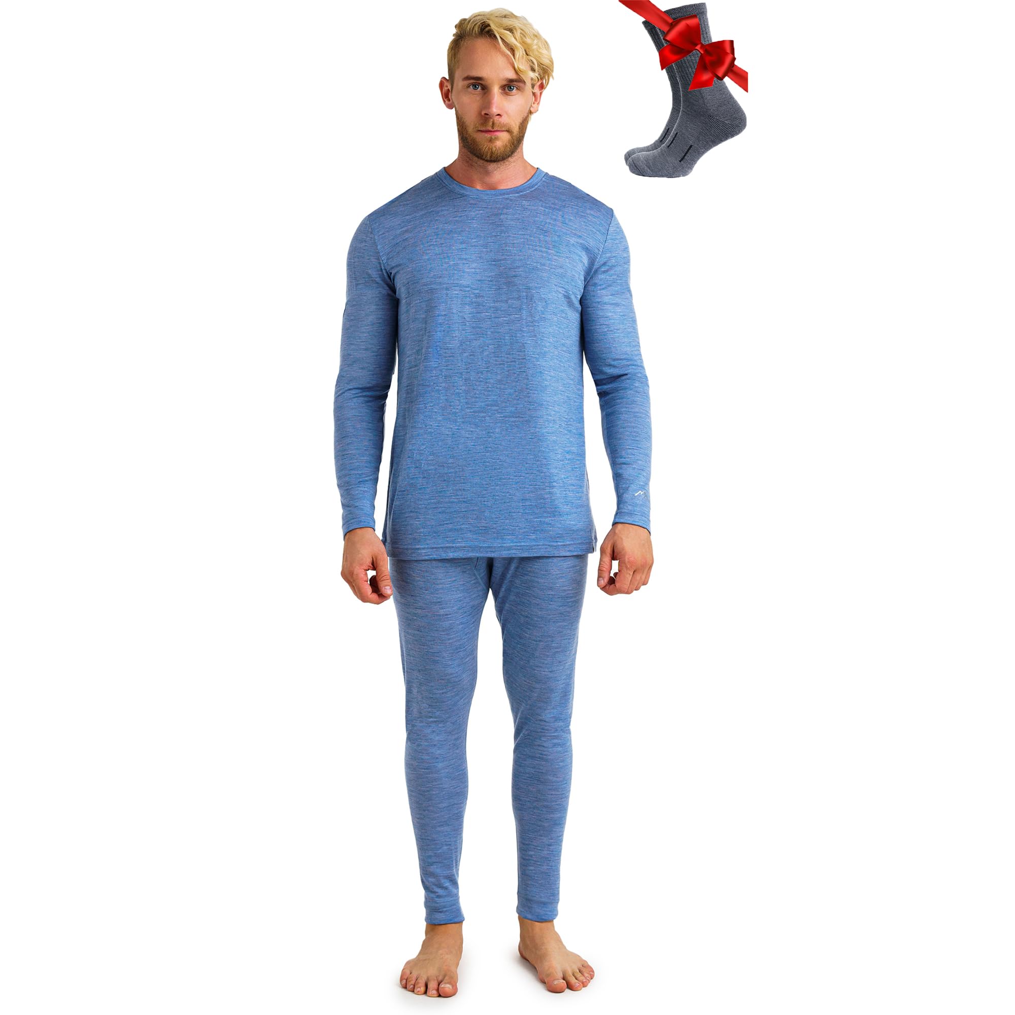 Merino.tech 100% Under Clothing Men's Merinos – Top and Bottoms + Socks