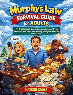Murphy’s Law Survival Guide for Adults: The Brutally Honest Guide to Laugh at What Goes Wrong, Reconnect With Your Chaos, and Stop Feeling Like the Universe’s Favorite Joke