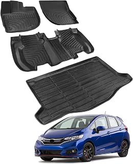 Car Floor Mats for Honda Fit 2015-2020 Cargo Liner, Not for Manual Trans