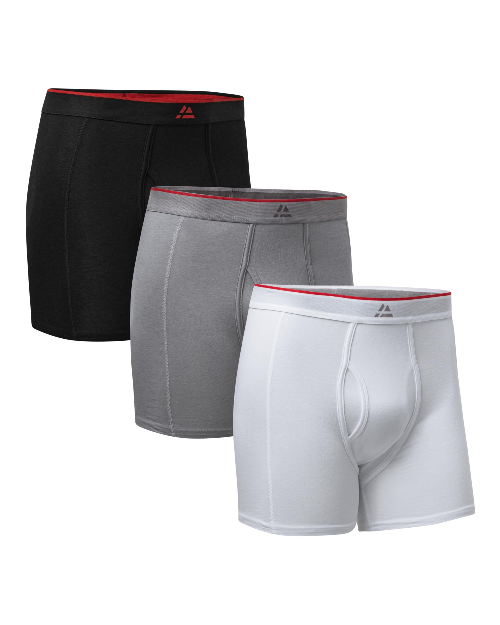 DANISH ENDURANCE Bamboo Boxer Shorts for Men, Breathable Underwear, Soft Antibac