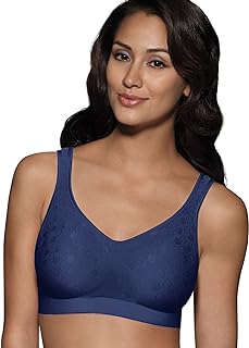 Bali Women's Women's Comfort Revolution Non-Wired Bra with Intelligent Sizes Bra (Pack of 1)