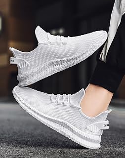 Chaussures de course légères et respirantes en maille pour homme - Antidérapantes - Pour la marche, la salle de sport
