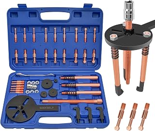 36-in-1 Lagerabzieher-Set, Innenlager Abzieher Trennsatz, Sackloch Lager Entfernungswerkzeug, Lager Demontage Zahnradabzieher, Blau