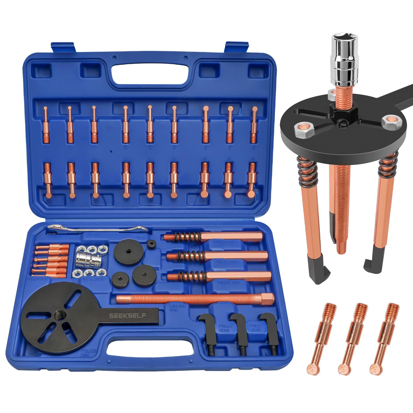36-in-1 Lagerabzieher-Set, Innenlager Abzieher Trennsatz, Sackloch Lager Entfern