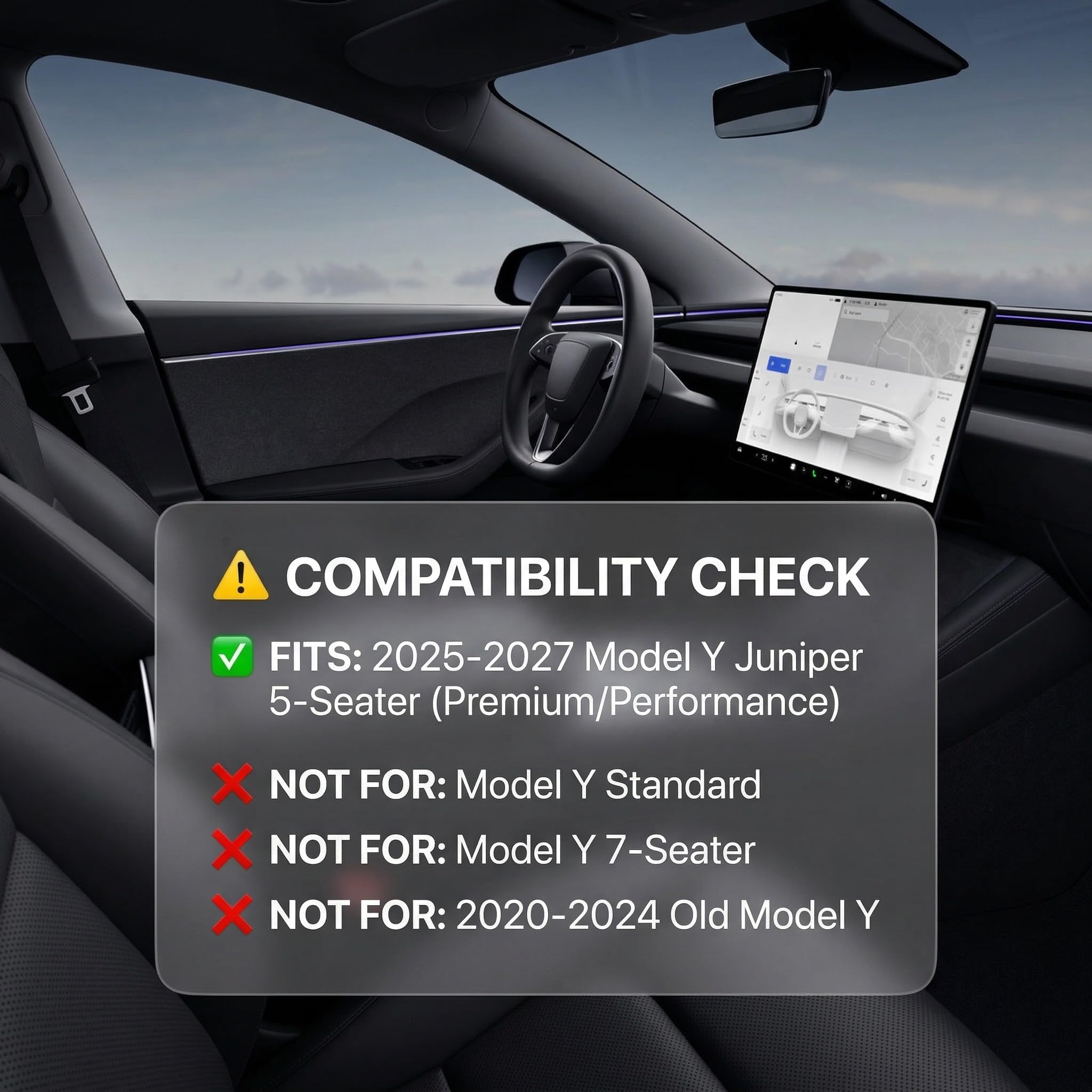 Floor Mats for Tesla Model Y Juniper 2025-2026