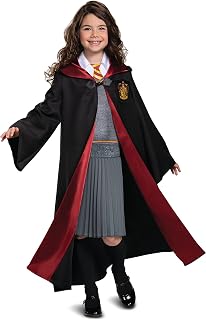 Disguise Hermione Granger Girls Costume, Deluxe Official Harry Potter Wizarding World Costume, Kids Size (10-12)