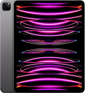 Apple 2022 iPad Pro 6th Gen (12.9-inch, Wi-Fi, 256GB) - Space Gray (Renewed Premium)