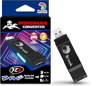 Brook Wingman XE 2 Converter - Two in One Wireless Controller Adapter for PS, NS, NS 2 Consoles, and PC, Supports Remap and Adjustable Turbo