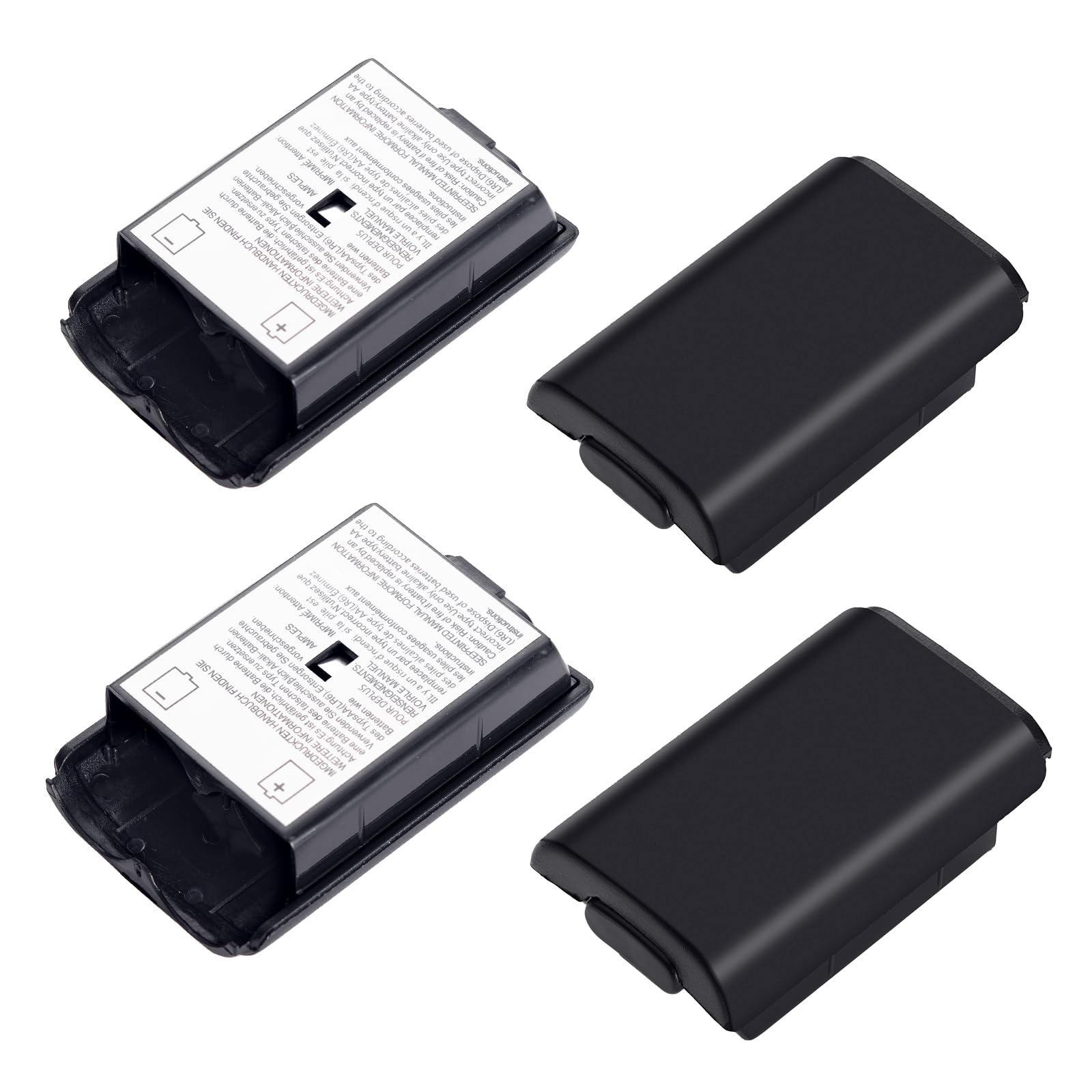Finera Replacement Battery Pack Cover for Microsoft Xbox 360 Wireless Controller