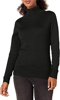 Amazon Essentials Women's Classic-Fit Lightweight Long-Sleeve Turtleneck Sweater