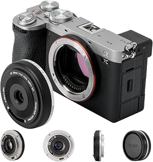 VILTROX 28mm F4.5 pour Sony E Mount Objectif,Pancake Objectif à Focale Fixe