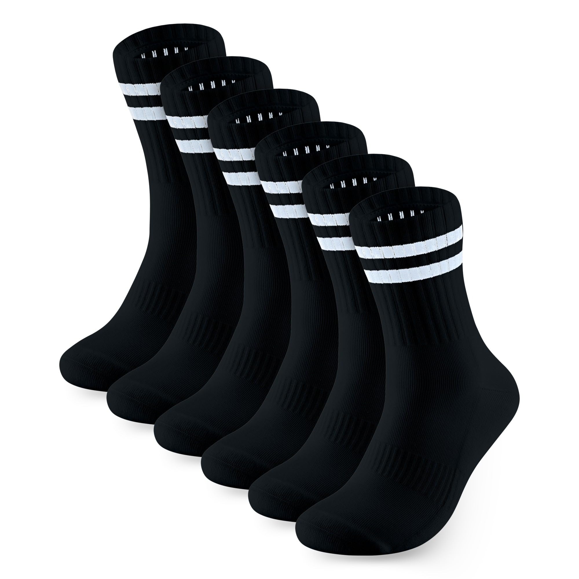 3 Pairs Bamboo Socks Premium Anti Blister Breathable Seamless Socks for Exercise