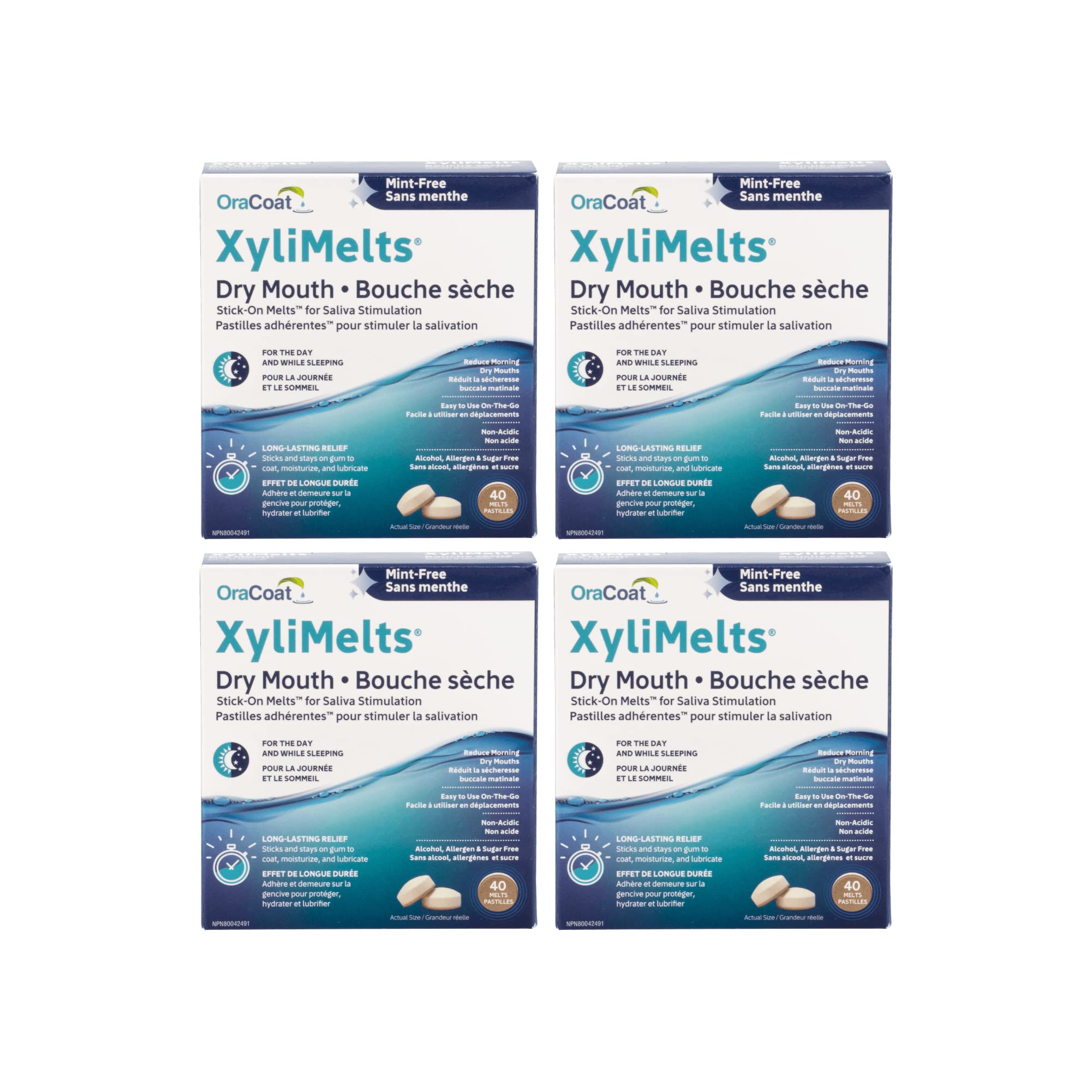 XyliMelts - Dry Mouth Product made with Xylitol - Stimulates Saliva Production N