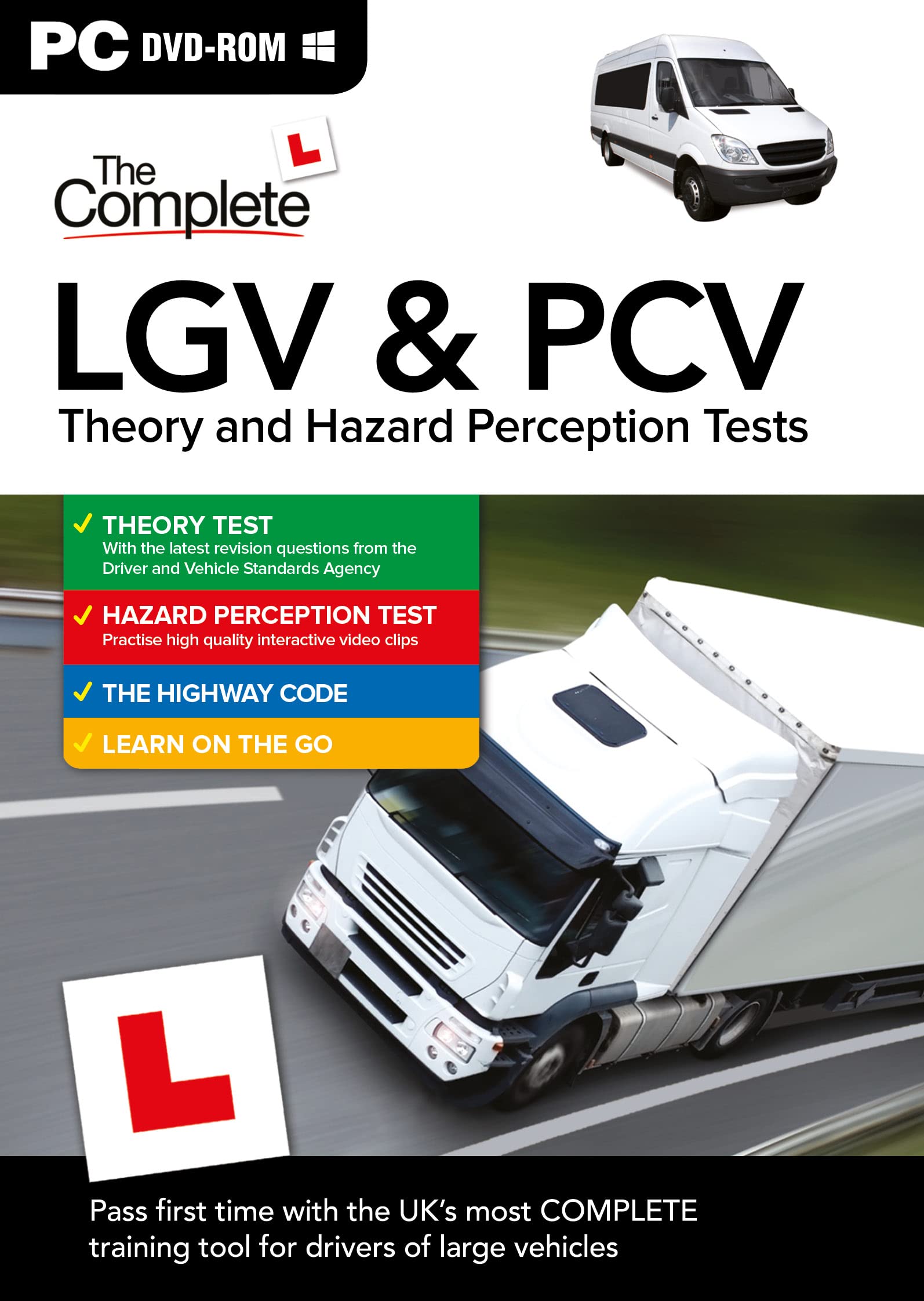 The Complete LGV & PCV Theory & Hazard Perception Test|2021|1|2 Years|PC|Disc