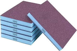 STEBRUAM 6Pcs Sanding Sponges 180 Grit Sander Block Wet Dry
