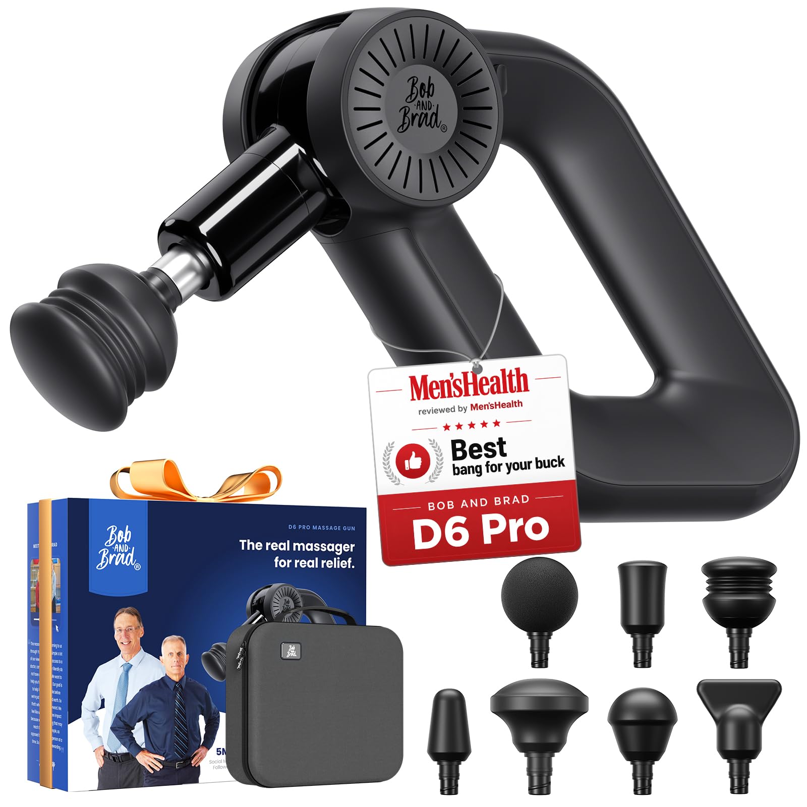 BOB AND BRAD D6 Pro Massage Gun Deep Tissue with 16mm Amplitude