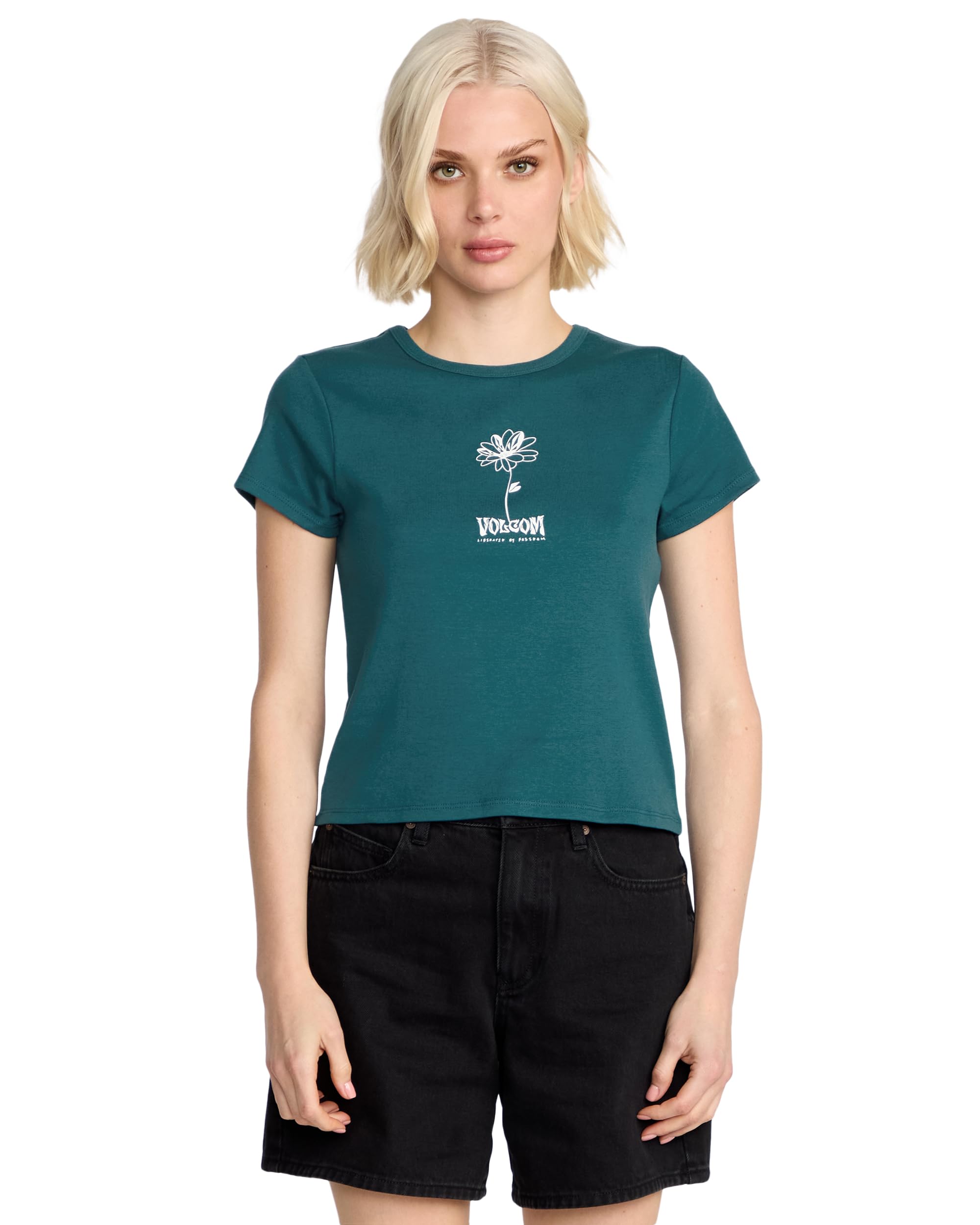 Volcom Have a Clue Women's Short Sleeve Tee T-Shirt