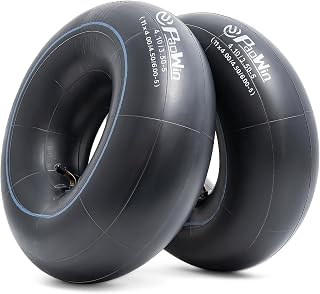 2 PCS 4.10/3.50-5 (11X4.00/4.50/6.00-5) Replacement Inner Tube with TR87 Bent Valve Stem Compatible with Wheelbarrows Mowers Hand Trucks and More 4.10/3.50-5 11x4.00/4.50/6.00-5 Tyre and Tube