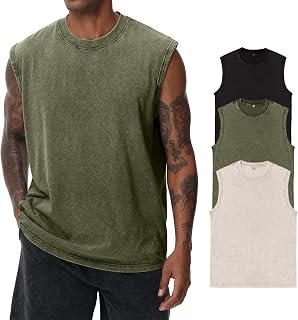 Mens Summer Short Sleeve Sleeveless Fitness Workout Gym Cotton T-Shirt